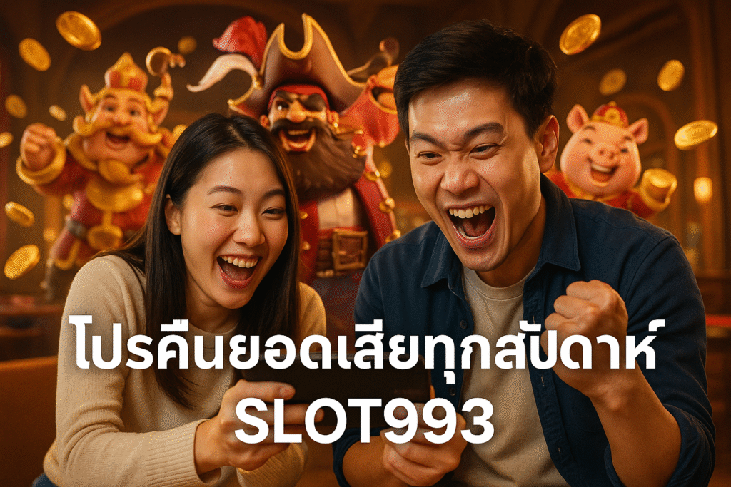 โปรคืนยอดเสียทุกสัปดาห์ SLOT993