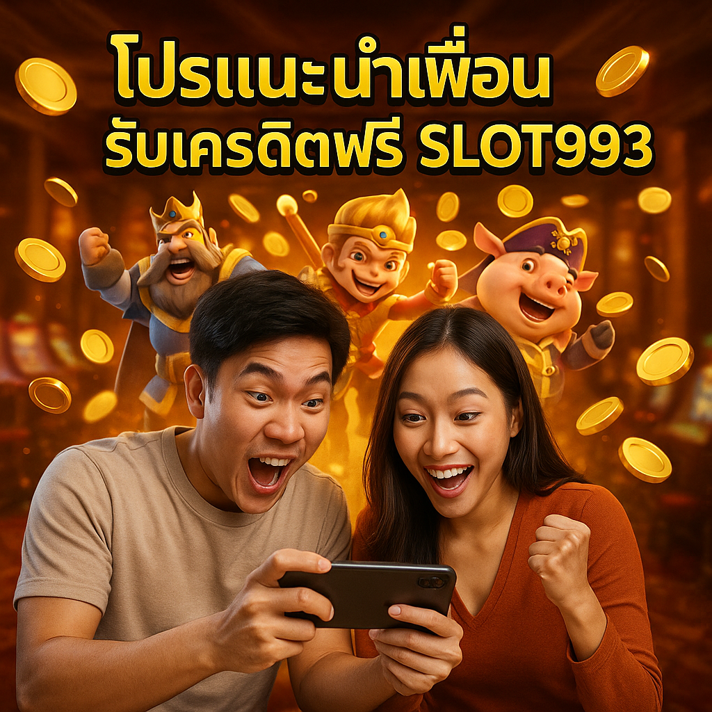 โปรแนะนำเพื่อน รับเครดิตฟรี SLOT993