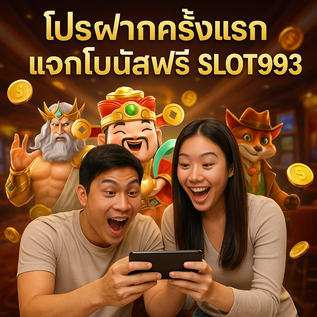 โปรฝากครั้งแรก แจกโบนัสฟรี SLOT993