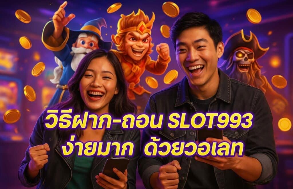 วิธีฝาก-ถอน SLOT993 ง่ายมาก ด้วยวอเลท